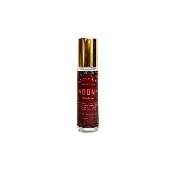 Madonna Roll On Perfume Golden Gems Earrings