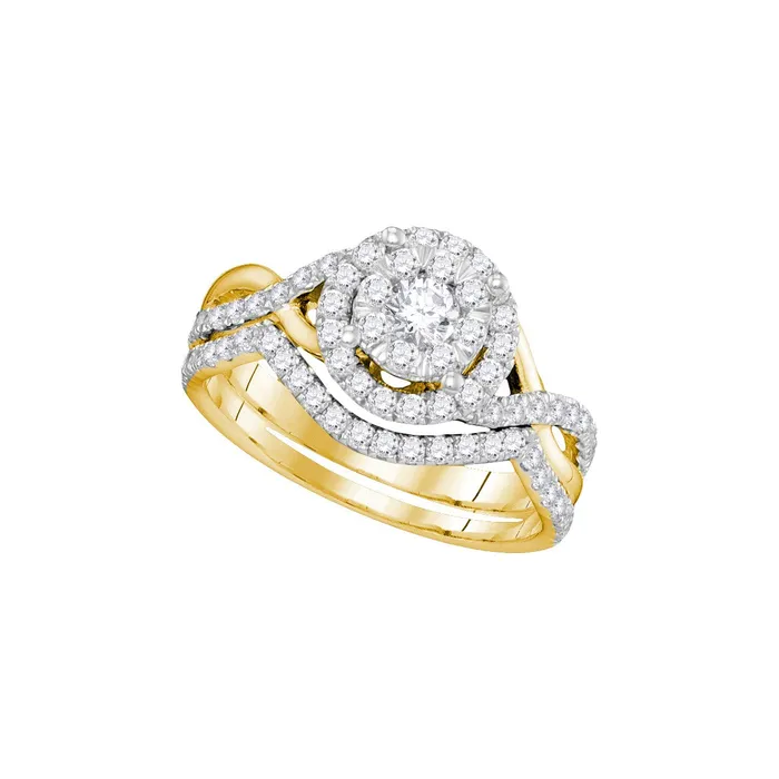 mayamila 14k Yellow Gold Womens Round Diamond Bridal Wedding Engagement Ring Band Set 78 Cttw Rings mayamila 14k Yellow Gold Womens Round Diamond Bridal Wedding Engagement Ring Band Set 78 Cttw Rings