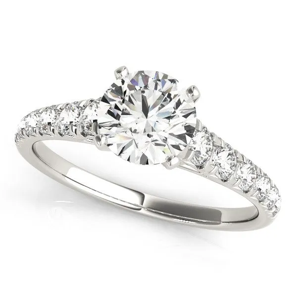 mayamila Rings 14K White Gold Prong Set Graduated Single Row Round Diamond Engagement Ring 1 78 ct tw mayamila Rings 14K White Gold Prong Set Graduated Single Row Round Diamond Engagement Ring 1 78 ct tw