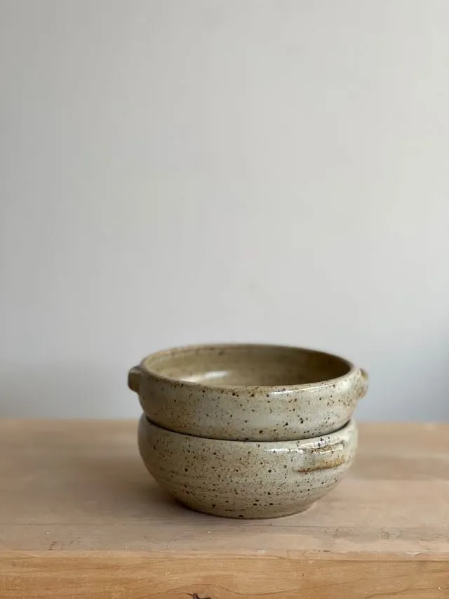 Necklaces asamono Small Speckled Bowls with Handles