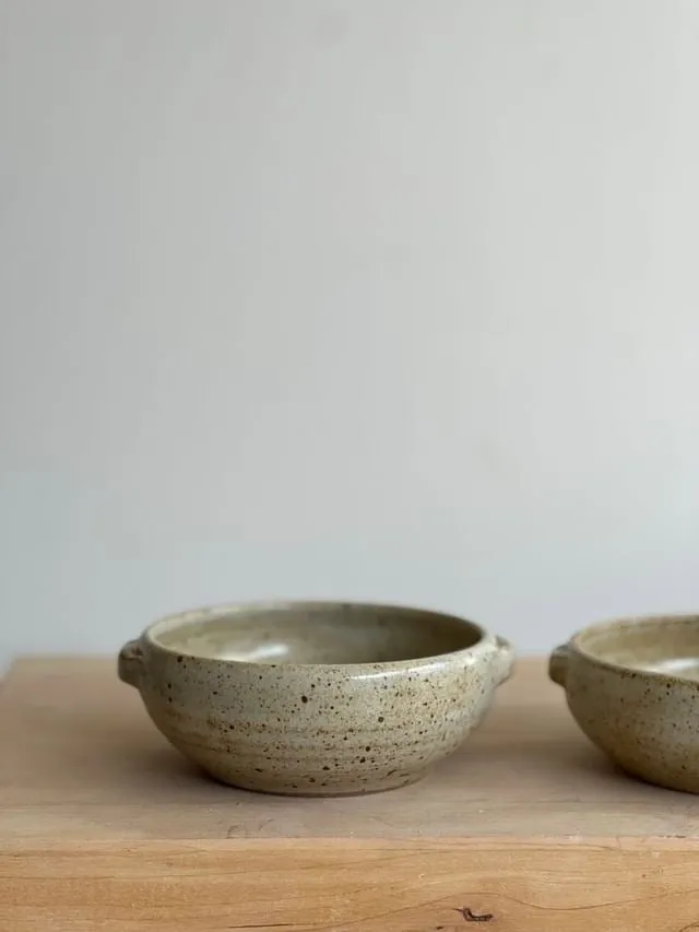 Necklaces asamono Small Speckled Bowls with Handles