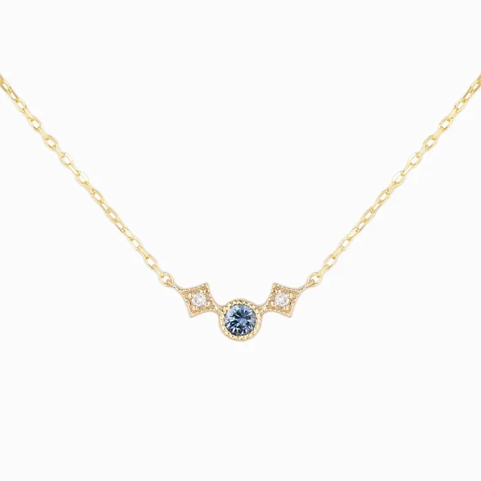 Necklaces Envero Jewelry Moon Star Necklace Setting Round 3mm