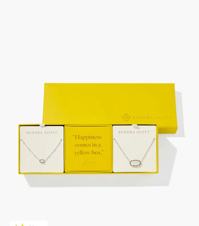 Necklaces Kendra Scott Kendra ScottElisa Silver Gift Set of 2 in Ivory MotherofPearl 9608865371 Necklaces Kendra Scott Kendra ScottElisa Silver Gift Set of 2 in Ivory MotherofPearl 9608865371