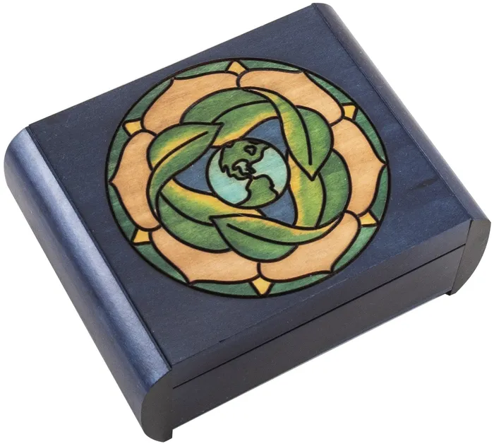 Necklaces M Cornell Importers Inc Earth Puzzle Box