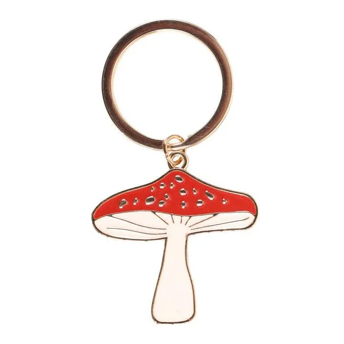 Necklaces Something Different Wholesale Lucky Toadstool Keyring
