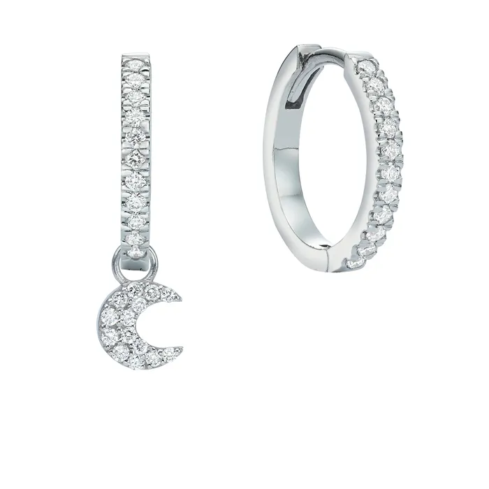 Necklaces The Private Room Fine Jewelry Diamond Moon attachment