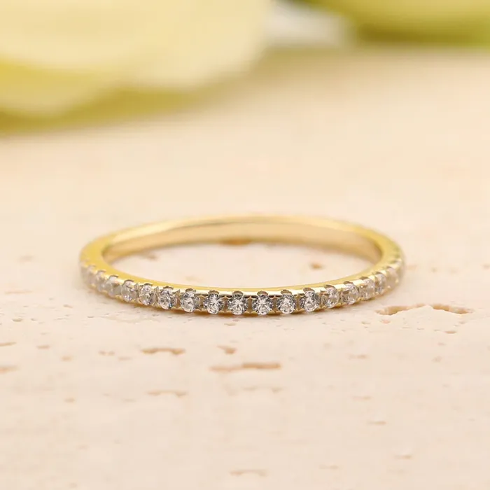Noble Radiant Cut 3PC Sterling Silver Wedding Bridal Set in Golden Tone shineofdiamond Rings