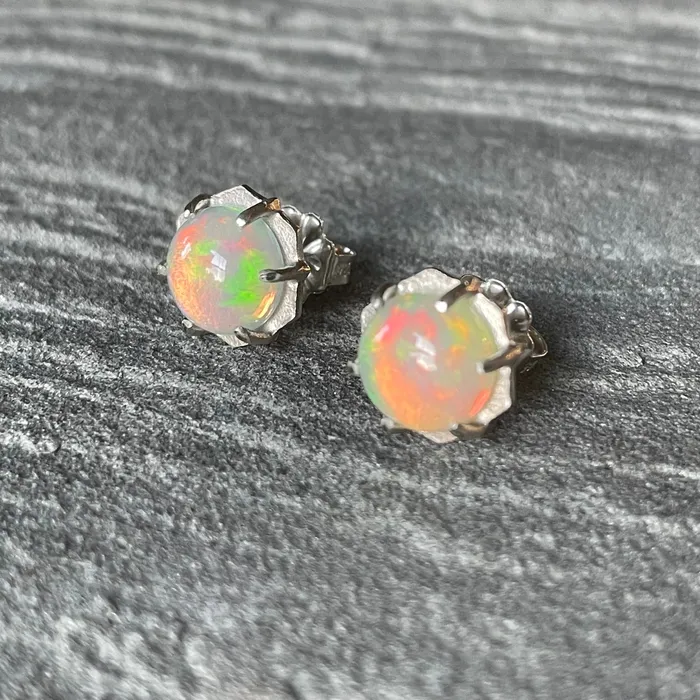 Opal Hexy Studs Martha Andrew Earrings