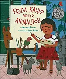 Putumayo World Music Earrings Frida Kahlo and her Animalitos