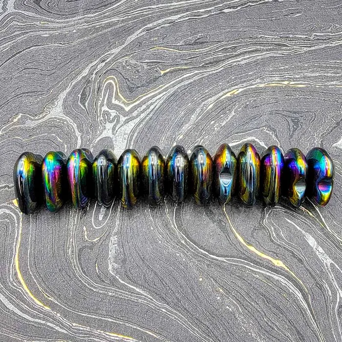 Rainbow Hematite Hearts Magnetic Jensen Rocks Earrings
