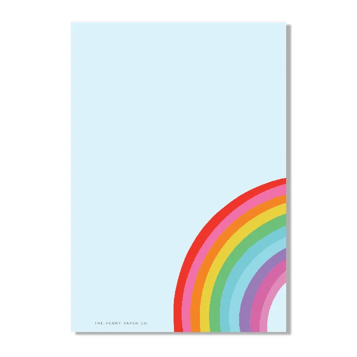 Rainbow Notepad The Penny Paper Co Earrings