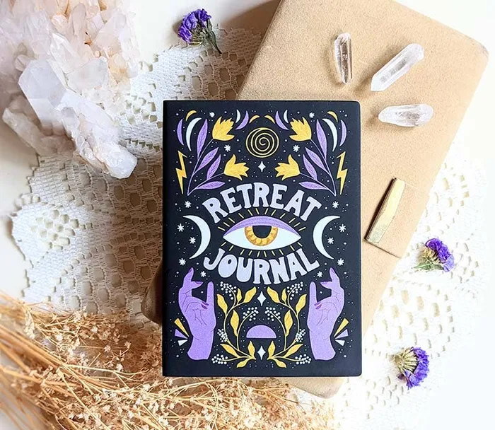 Retreat Journal Self Care Journal Goddess Provisions Earrings