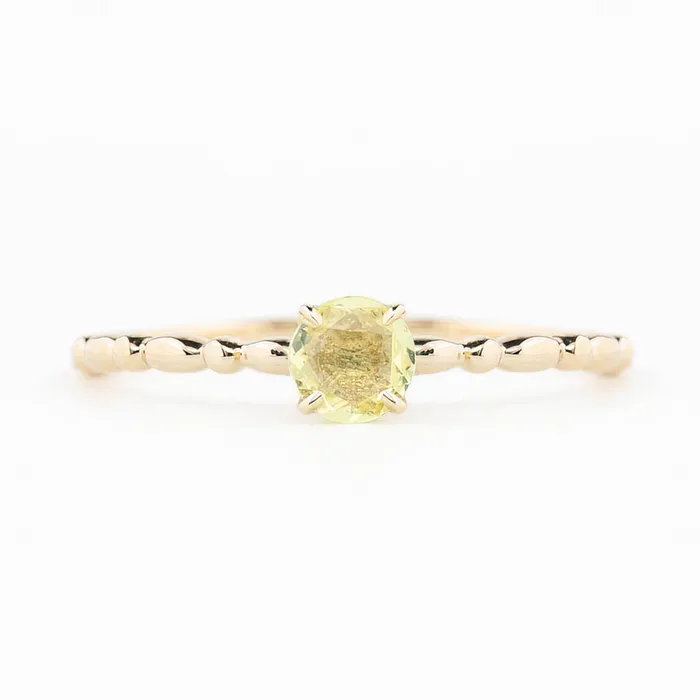 Rings Candy Ring 035ct Unheated Yellow Madagascar Sapphire Envero Jewelry