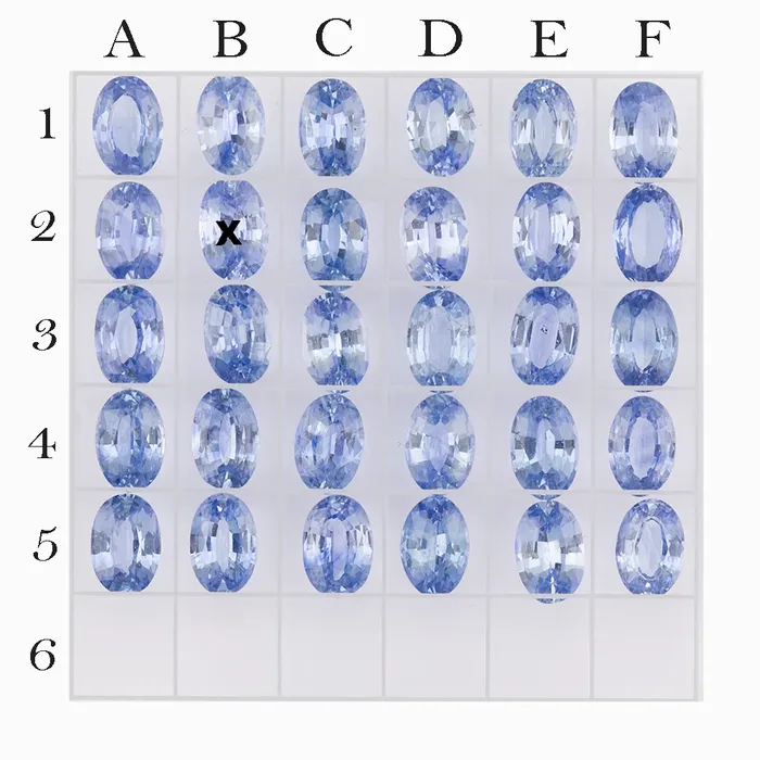 Rings Envero Jewelry 055ct Calibrated Oval Ceylon Sapphire 6x4mm