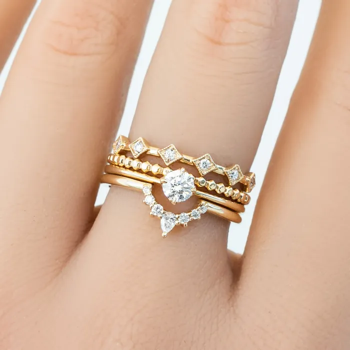 Rings Envero Jewelry Alice Ring 025ct Brilliant Cut Diamond 14k Yellow Gold One of a kind Rings Envero Jewelry Alice Ring 025ct Brilliant Cut Diamond 14k Yellow Gold One of a kind