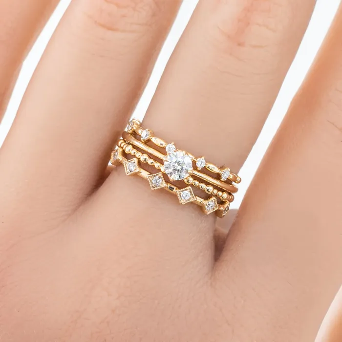 Rings Envero Jewelry Alice Ring 025ct Brilliant Cut Diamond 14k Yellow Gold One of a kind Rings Envero Jewelry Alice Ring 025ct Brilliant Cut Diamond 14k Yellow Gold One of a kind