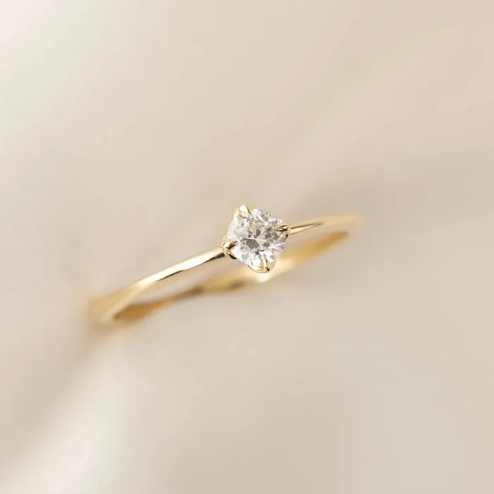 Rings Envero Jewelry Alice Ring 025ct Brilliant Cut Diamond 14k Yellow Gold One of a kind Rings Envero Jewelry Alice Ring 025ct Brilliant Cut Diamond 14k Yellow Gold One of a kind