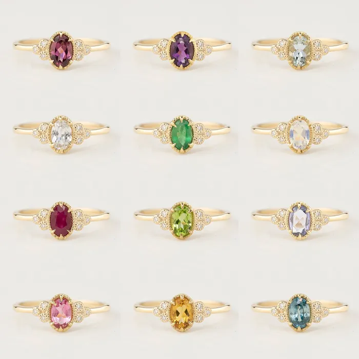 Rings Envero Jewelry Birthstone Celine Ring