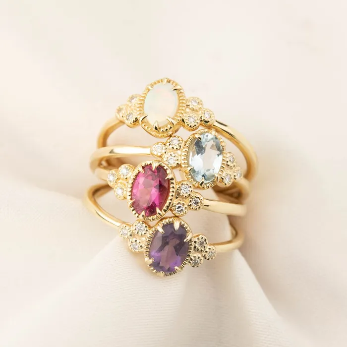 Rings Envero Jewelry Birthstone Celine Ring Rings Envero Jewelry Birthstone Celine Ring