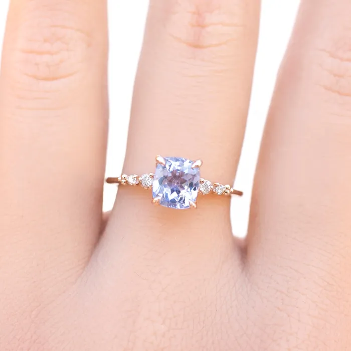 Rings Envero Jewelry Estel Fleur Ring 162ct Lavender Purple Spinel 14k Rose Gold One of a kind Rings Envero Jewelry Estel Fleur Ring 162ct Lavender Purple Spinel 14k Rose Gold One of a kind