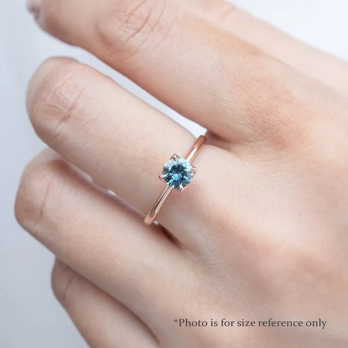 Rings Envero Jewelry Sara Ring 072ct Light Blue Round Montana Sapphire 14k Rose Gold One of a kind Rings Envero Jewelry Sara Ring 072ct Light Blue Round Montana Sapphire 14k Rose Gold One of a kind