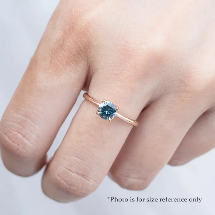 Rings Envero Jewelry Sara Ring 072ct Light Blue Round Montana Sapphire 14k Rose Gold One of a kind Rings Envero Jewelry Sara Ring 072ct Light Blue Round Montana Sapphire 14k Rose Gold One of a kind
