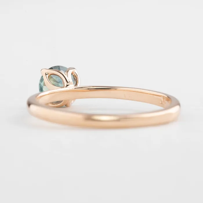 Rings Envero Jewelry Sara Ring 072ct Light Blue Round Montana Sapphire 14k Rose Gold One of a kind Rings Envero Jewelry Sara Ring 072ct Light Blue Round Montana Sapphire 14k Rose Gold One of a kind