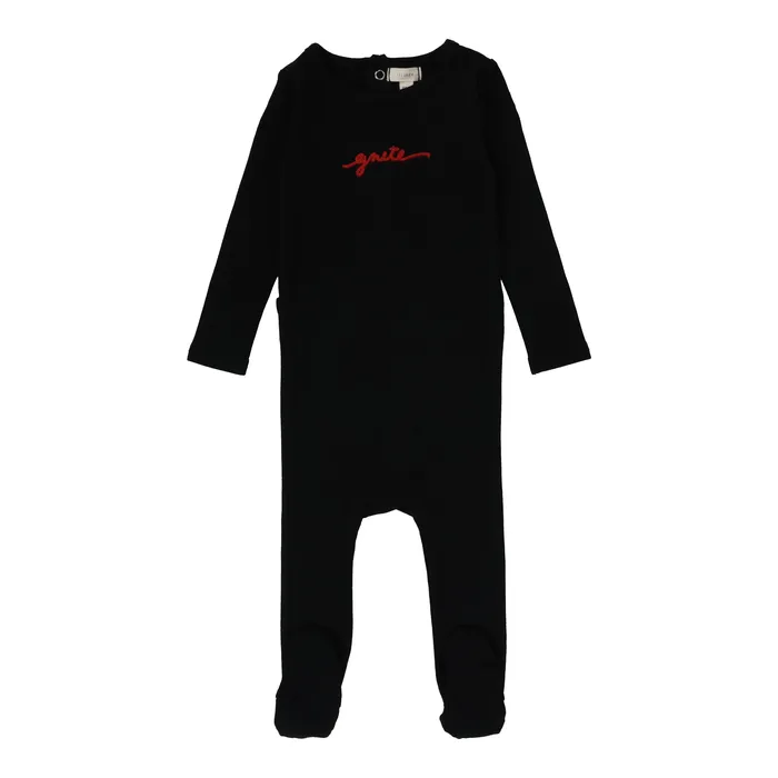 Rings Lil Legs Lil Legs Gnite Footie BlackRed