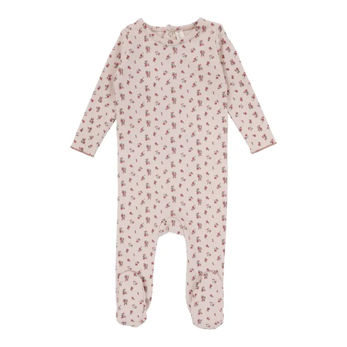 Rings Lilette Vintage Floral Footie Pink Lilette