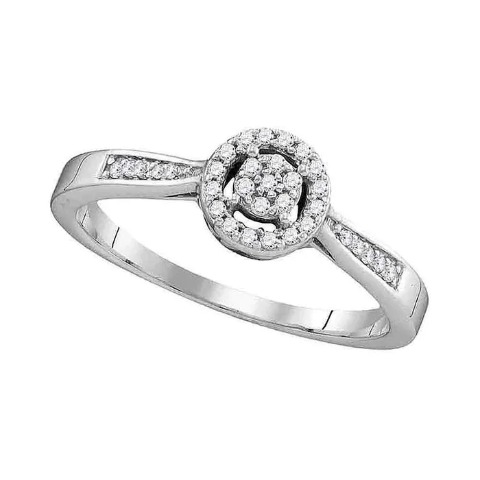 Rings mayamila 10kt White Gold Womens Round Diamond Cluster Bridal Wedding Engagement Ring 18 Cttw Rings mayamila 10kt White Gold Womens Round Diamond Cluster Bridal Wedding Engagement Ring 18 Cttw