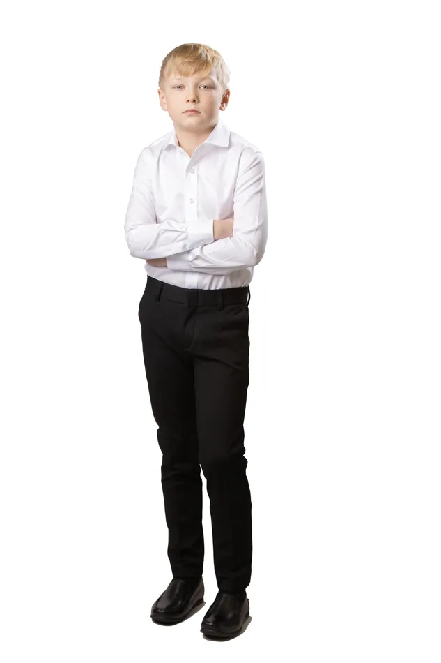 Rings TO Collection TO Collection Boys Basic Stretch Pants Skinny Black A61