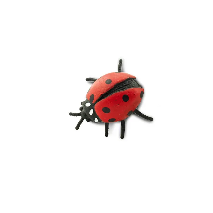 Safari Ltd Earrings Ladybug Good Luck Mini Figurine