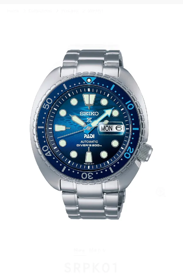 SEIKO SPECIAL EDITION PROSPEX SEA PADI SS AUTO BLUECALD SRPK01 SEIKO Earrings