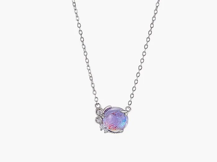 Spiral Lavender Galaxy Sorasol Earrings