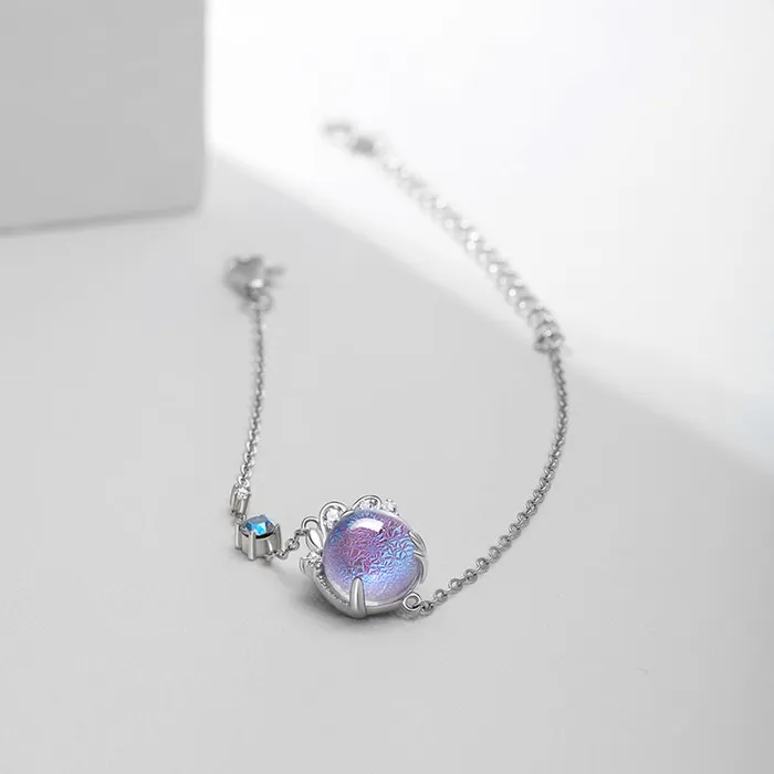 Spiral Lavender Galaxy Sorasol Earrings