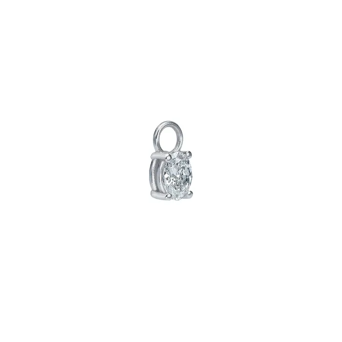 The Private Room Fine Jewelry Oval Shape Diamond Attachment Rings