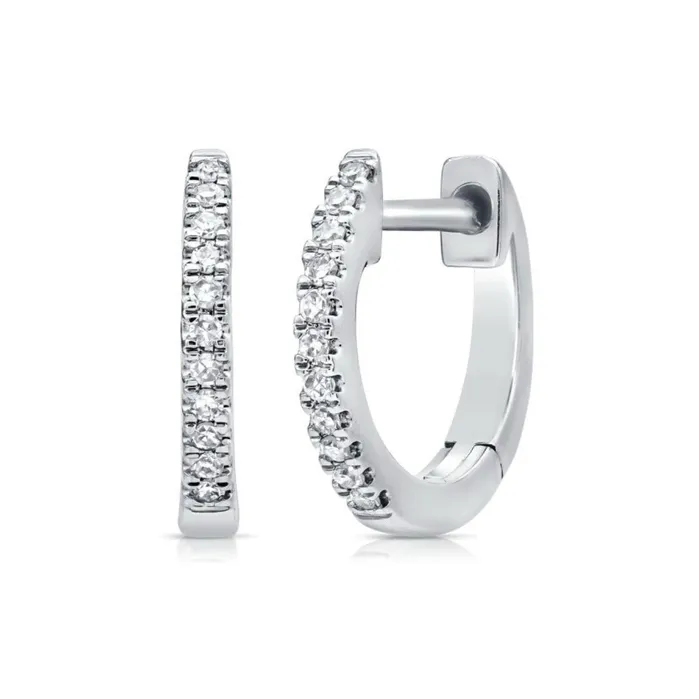 10mm 14k Gold Huggie Earring NicoleHD Jewelry Earrings