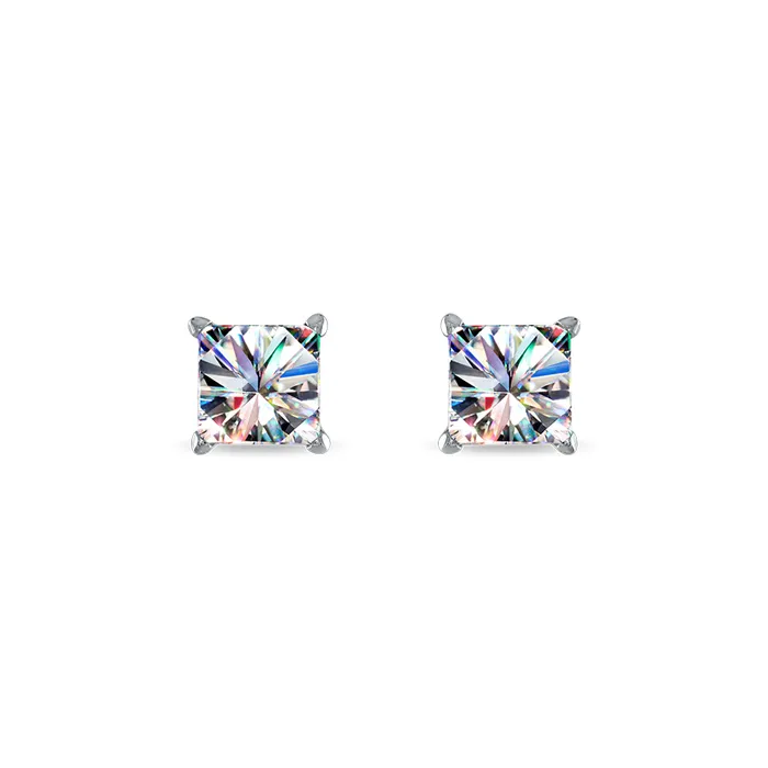 14KWG 150CTW PC FOF DIA FOUR PRONG STUDS FACETS OF FIRE Necklaces