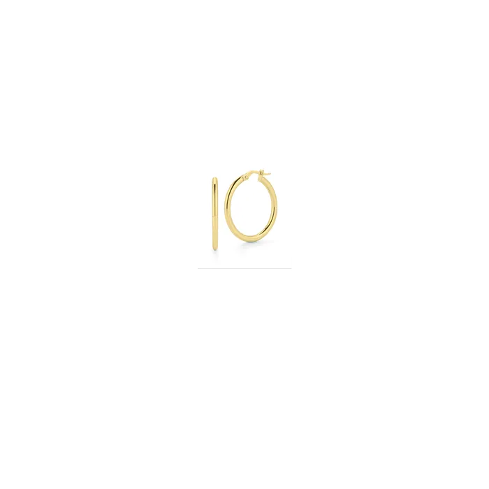 18K YELLOW GOLD THE PERFECT HOOP SMALL EARRINGS ROBERTO COIN Earrings