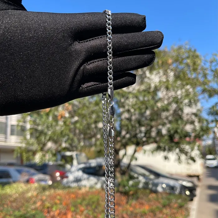 5MM Stainless Steel Cuban Link Chain Necklace Stainless Steel Necklaces