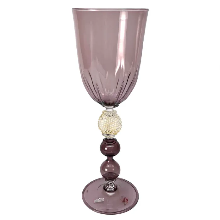 Amethyst Murano Glass Goblet Seguso Seguso Gianni Necklaces
