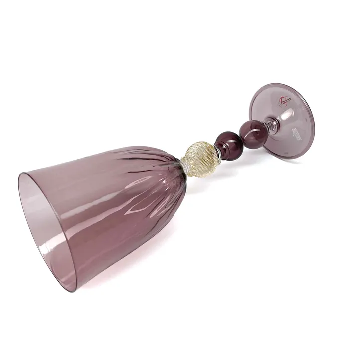 Amethyst Murano Glass Goblet Seguso Seguso Gianni Necklaces Amethyst Murano Glass Goblet Seguso Seguso Gianni Necklaces