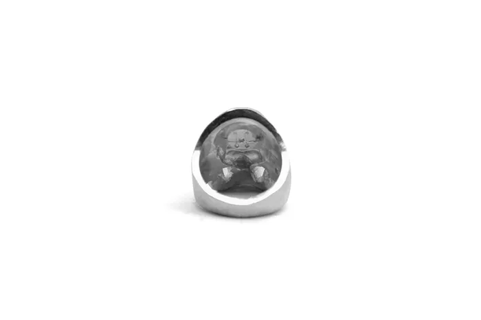 Anillo Craneo Low poly con mandibula Plata MARIA MARISCAL Earrings