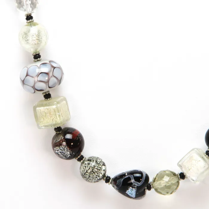 Antonio Vaccari Necklaces Silver Night necklace