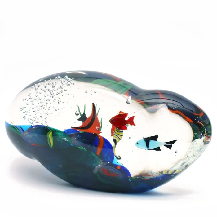 Aquarium Cloud Murano Glass Alberto Don Earrings Aquarium Cloud Murano Glass Alberto Don Earrings