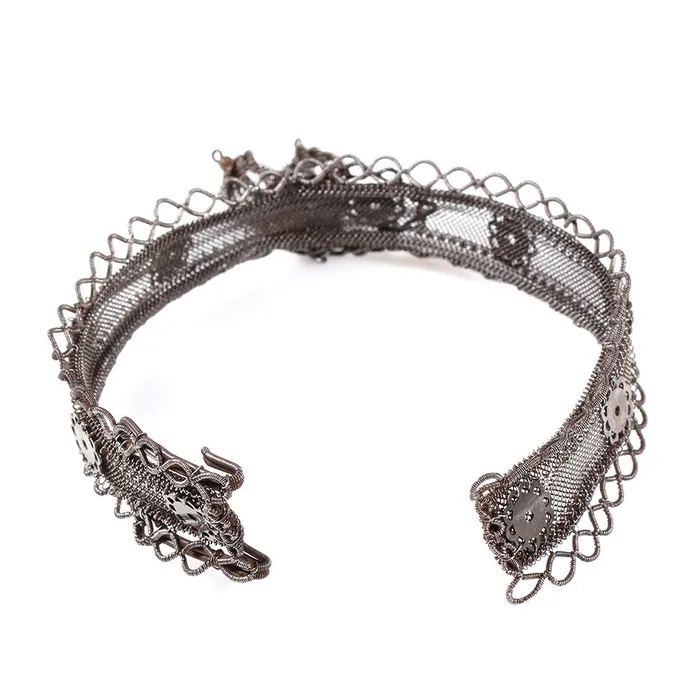 Bell and Bird Bracelets Silesian Iron Bangle