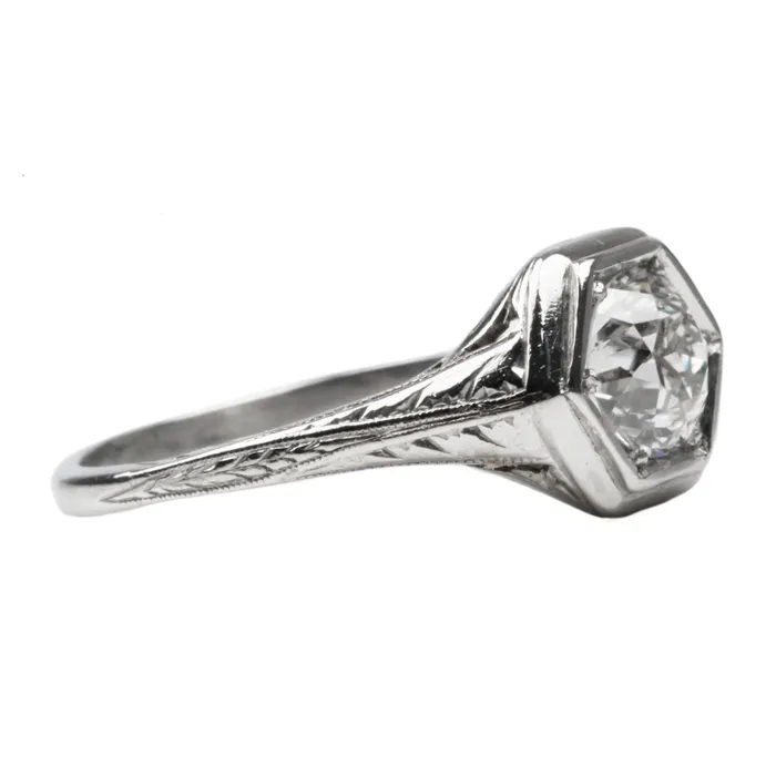 Bell Bird Antiques Early 20th Century Diamond Ring Rings
