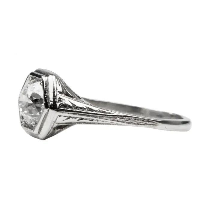 Bell Bird Antiques Early 20th Century Diamond Ring Rings