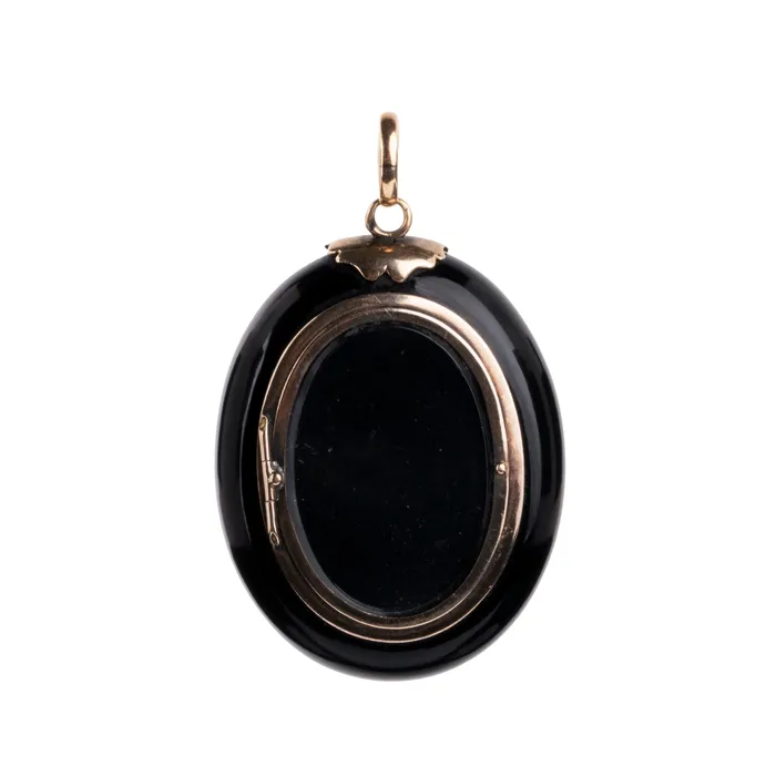 Bell Bird Antiques Necklaces 19th Century Diamond Butterfly Locket