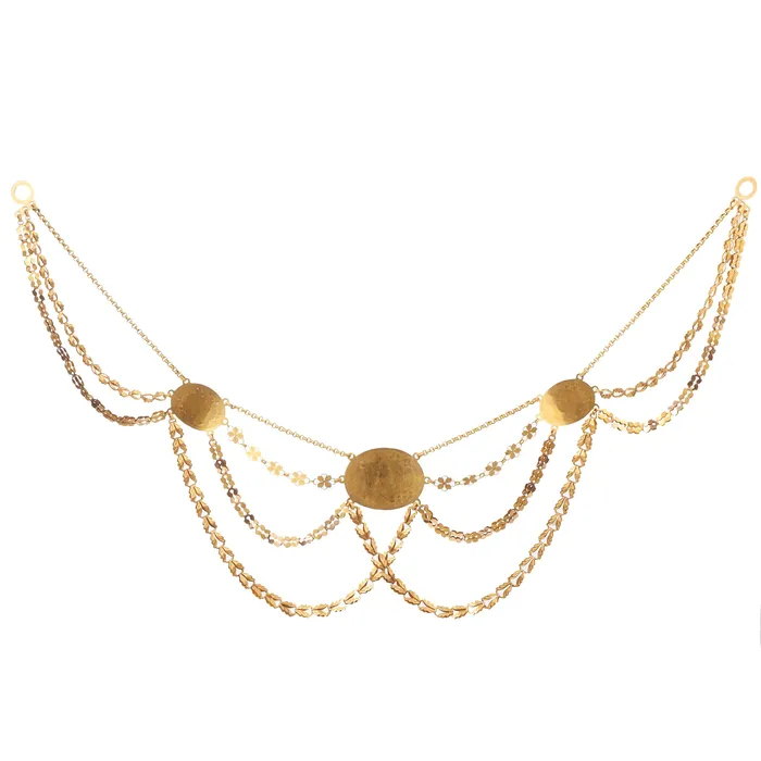Bell Bird Antiques Necklaces Early 19th Century French Empire Gold Necklace